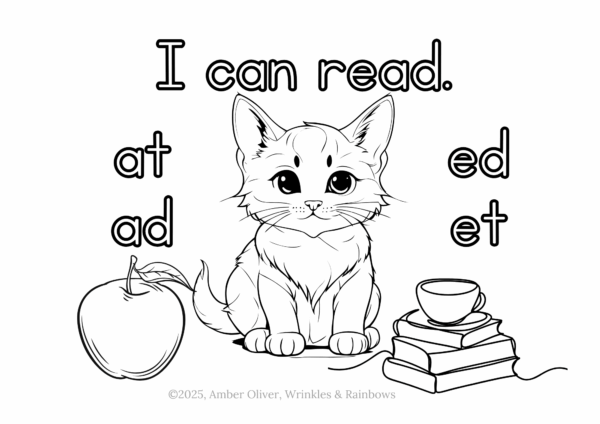 Gentle Phonics Unit One - at, et, ed, et - Image 7