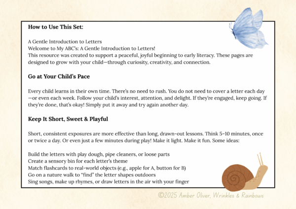My ABC's - A Gentle Introduction to Letters - Image 3