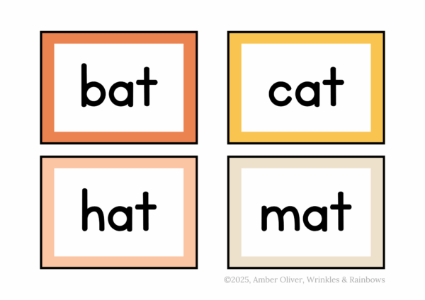 Gentle Phonics Unit One - at, et, ed, et - Image 3