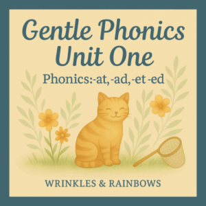 Gentle Phonics Unit One - at, et, ed, et