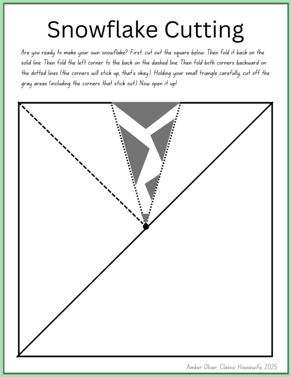 Free Snowflakes Mini Unit for Littles - Image 5