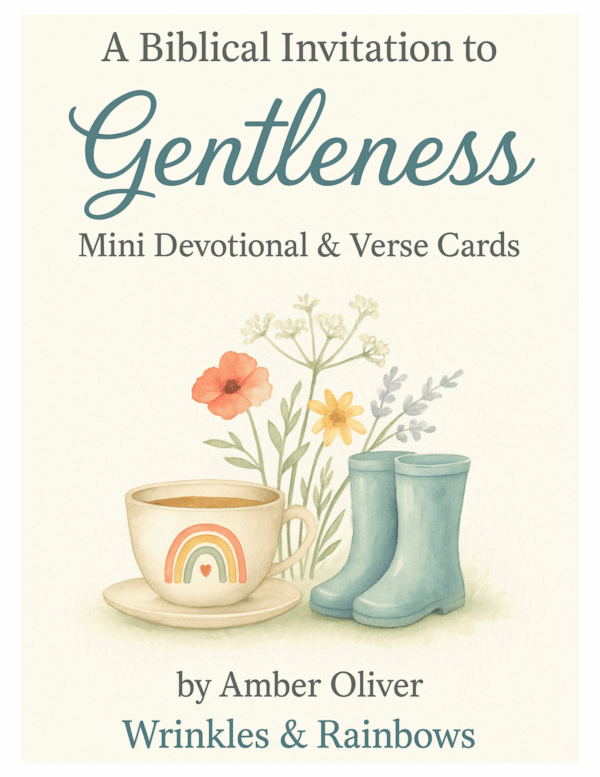 Gentleness Mini Devotional: Printable Study and Bible Scripture Cards