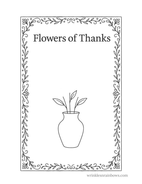 "Flowers of Thanks" Memorial Day Craft *Subscriber Freebie* - Image 3