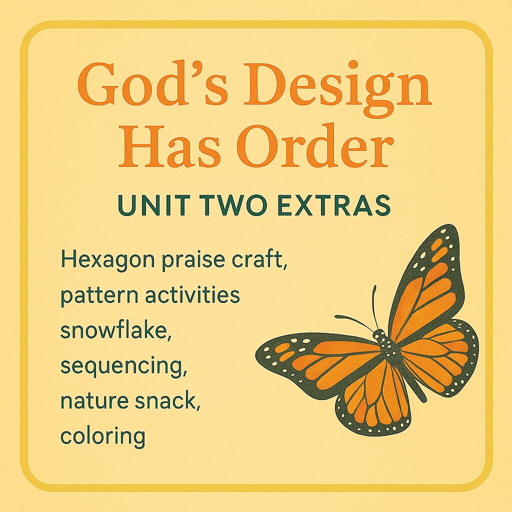 God’s Creation Is Amazing – Unit Two Extras Pack *Subscriber Only*