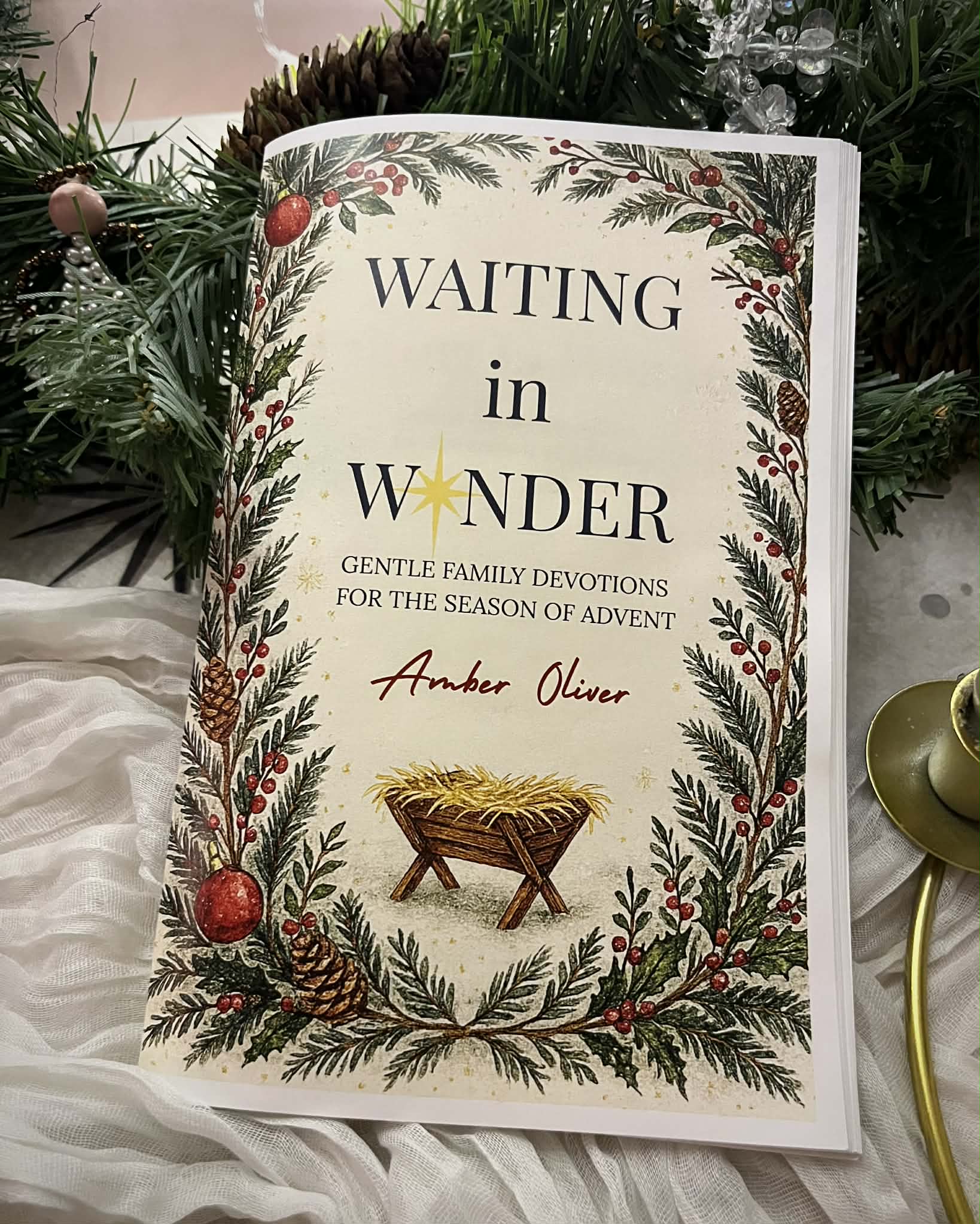 waiting in wonder christ centered advent devotional readings for families