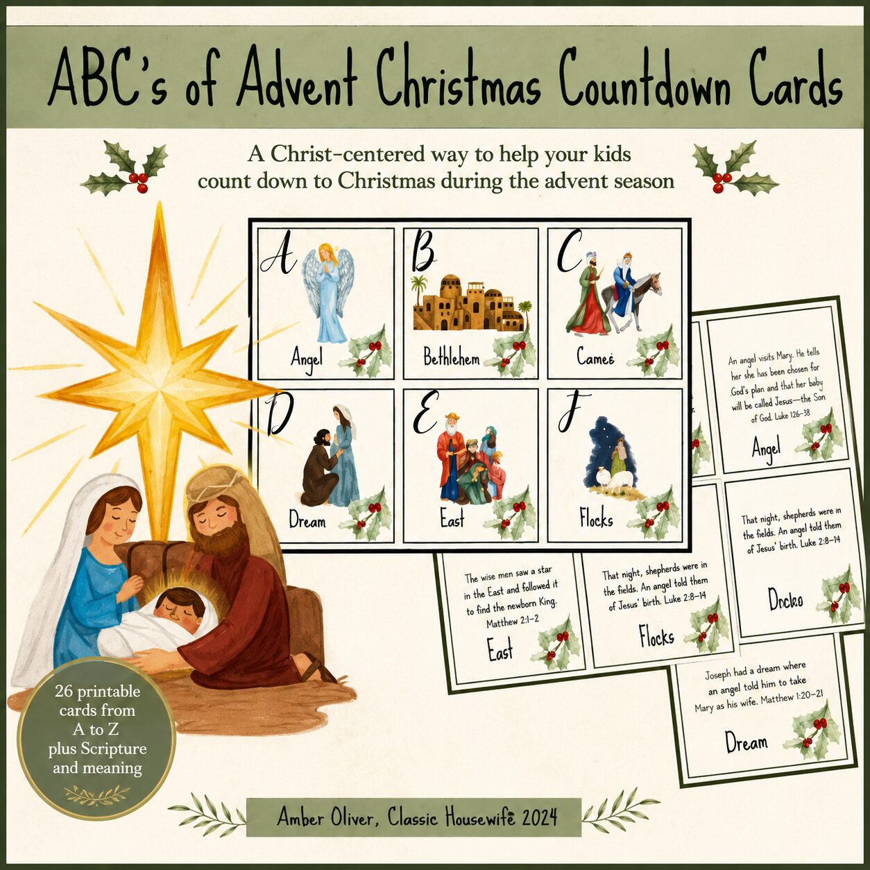 ABC’s of Advent, Christmas Countdown