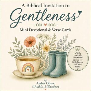 Gentleness Mini Devotional: Printable Study and Bible Scripture Cards