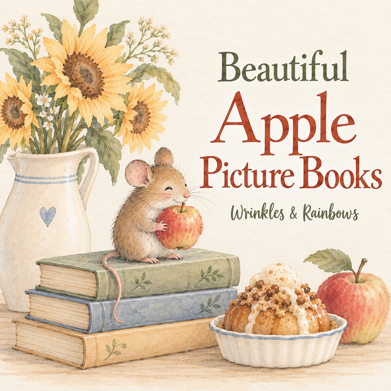 Beautiful Apple Picture Books & Seasonal Baked Apples
