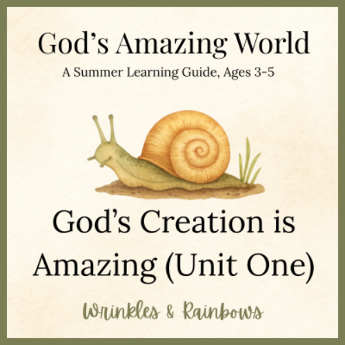 God’s Amazing World – Unit 1 (Summer Learning)