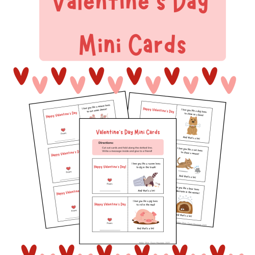FREE Printable Kids Valentine’s Cards